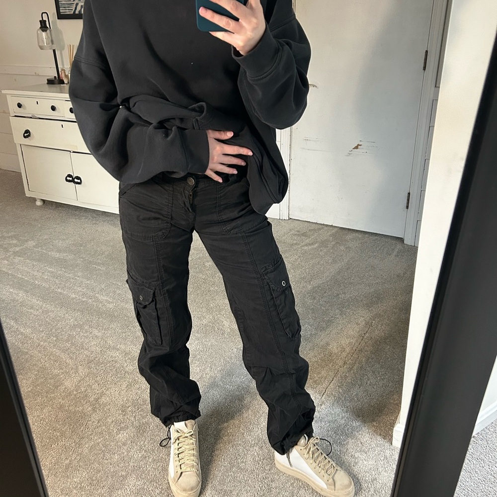 Black Cargo Pants
